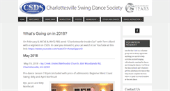 Desktop Screenshot of cvilleswingdance.com